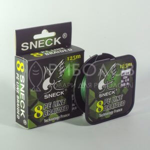 Шнур плетений Sneck PE line 8 BRAIDED 125 метрів