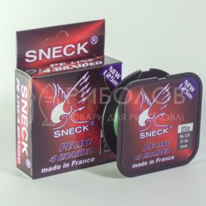Шнур Sneck PE line 4 braided 125 метрів зелений