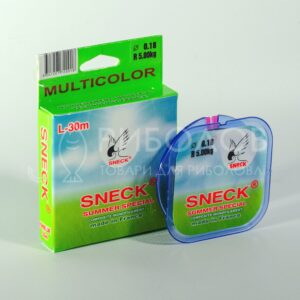 Волосінь Sneck Summer Special 30 метрів прозора та мультіколор