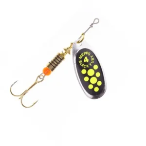 Блешня обертова Mepps Comet Black Fury №4 silver/chartreuse