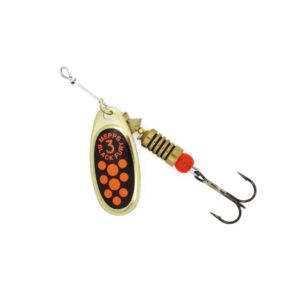 Блешня обертова Mepps Comet Black Fury №3 gold/orange