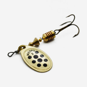 Блешня обертова Mepps Aglia Decoree 2 gold/black dots