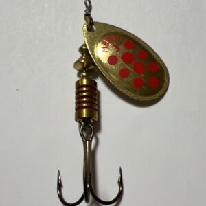 Блешня обертова Mepps Aglia Decoree 3 gold/red dots